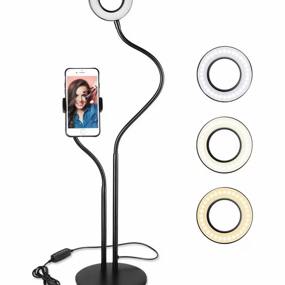 Other - Selfie Ring Light with Cell Phone Holder Stand for Live Stream